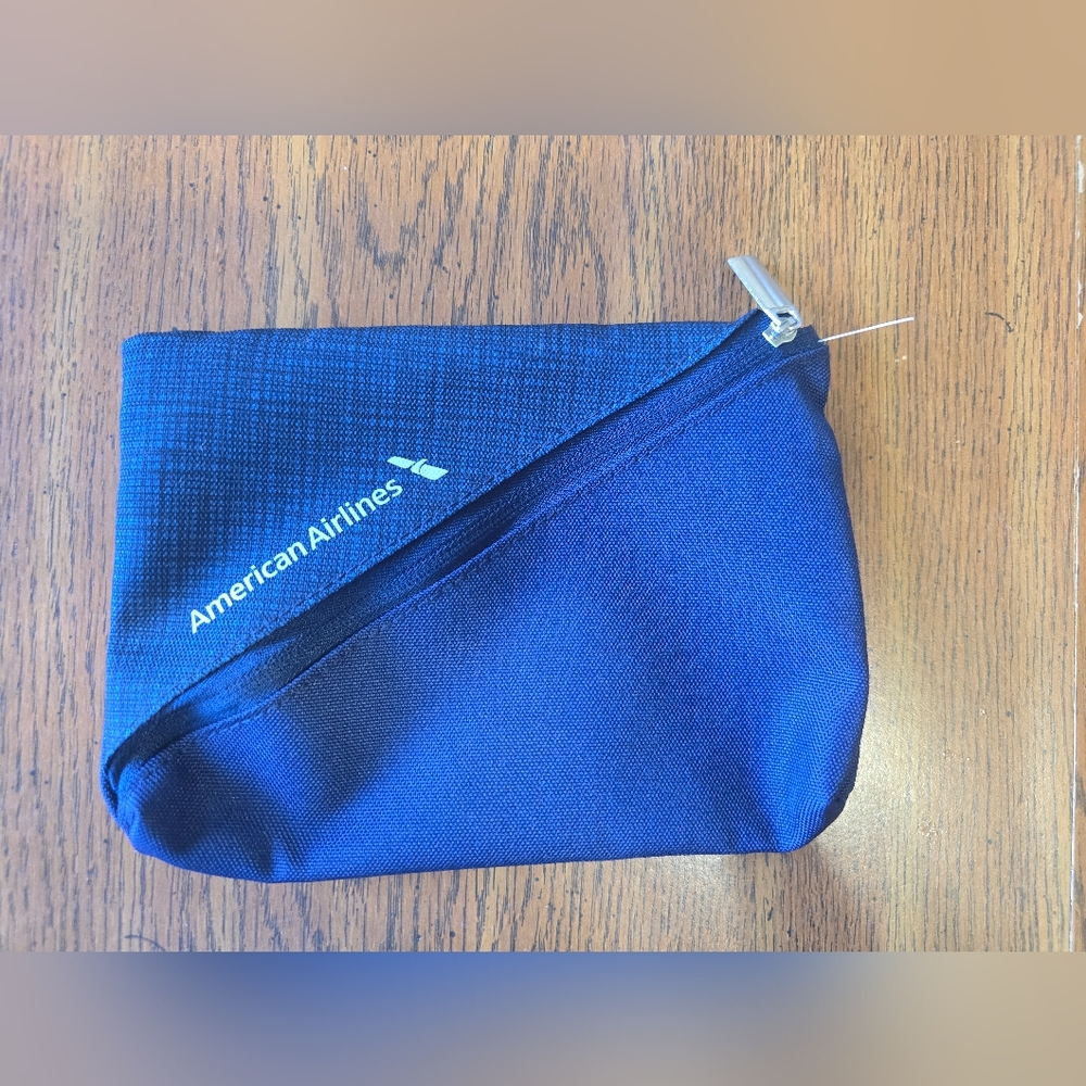 American Airlines Blue Travel Pouch